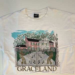 Sparkly Cropped 1995 Graceland Tee